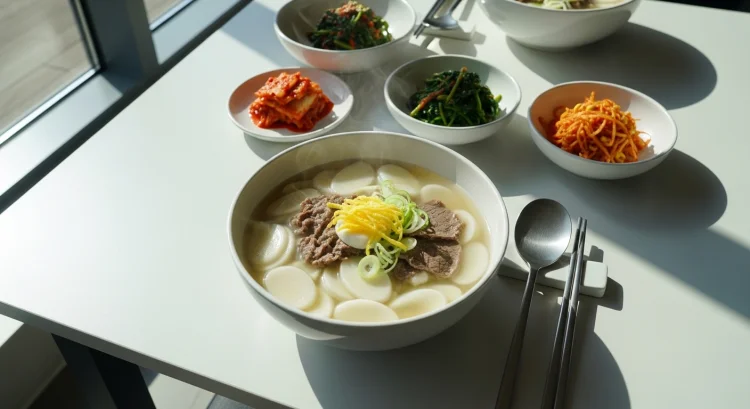 속까지 뜨끈하게 채워주는 떡국 맛있게 끓이는 법 육수부터 다른 황금 레시피