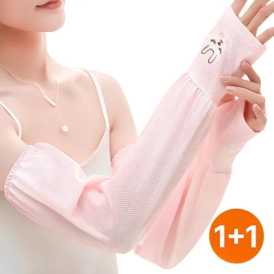 여름철 뜨거운 햇볕, 토끼 손등커버 쿨토시로 시원하게! 운전/골프 필수템