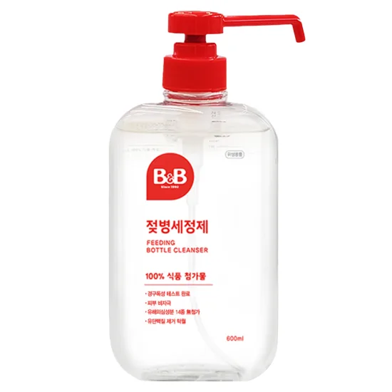 비앤비 액상형 젖병세정제 허브그린향, 향과 세척 방식이 맞는지 살펴보기